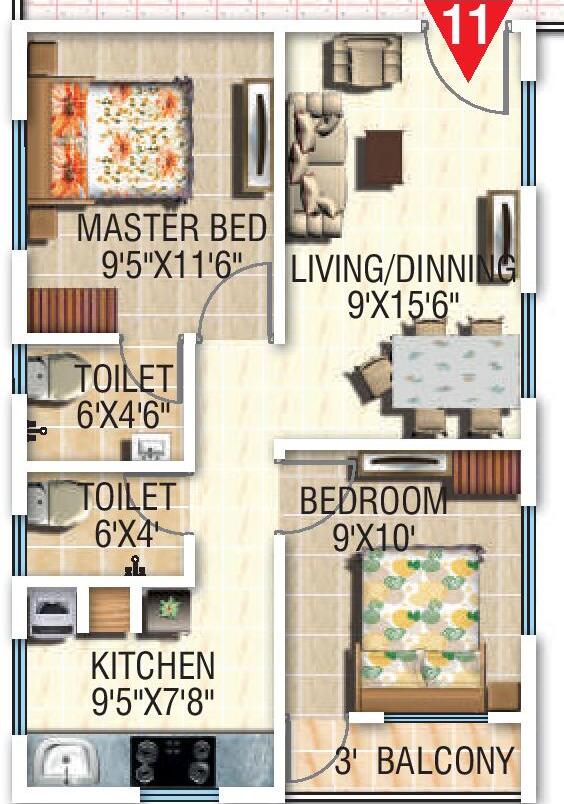 Paradise Homes Swathi Residency Road, Surya Colony, Hyderabad